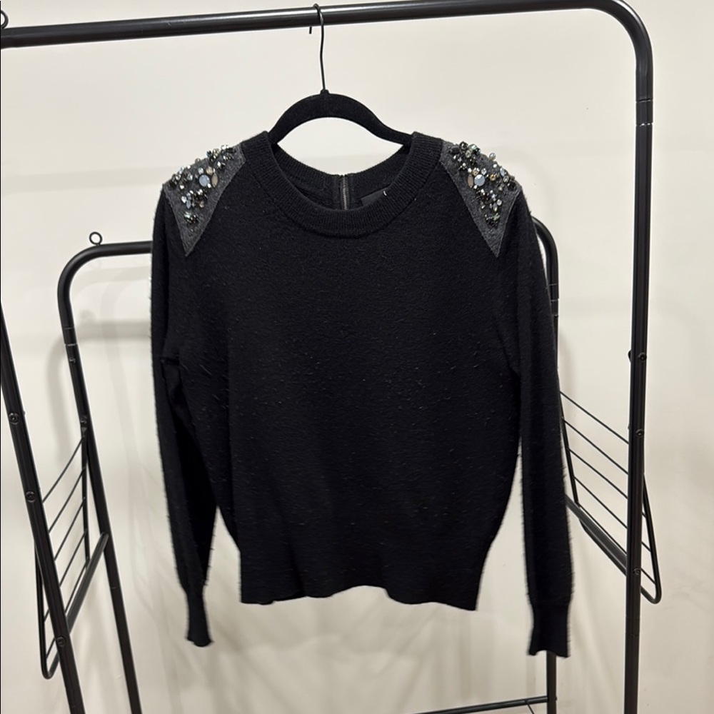 J. Crew Charcoal Knit Sweater